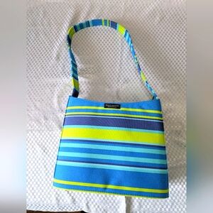 Kate Spade Striped Shoulder Bag EUC